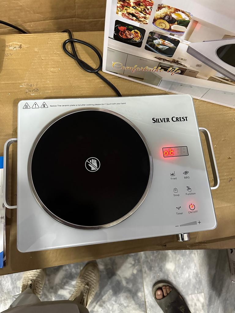 Silver Crest Infrared Electric Cooker – High Efficiency, Fast Heating, Energy Saving
