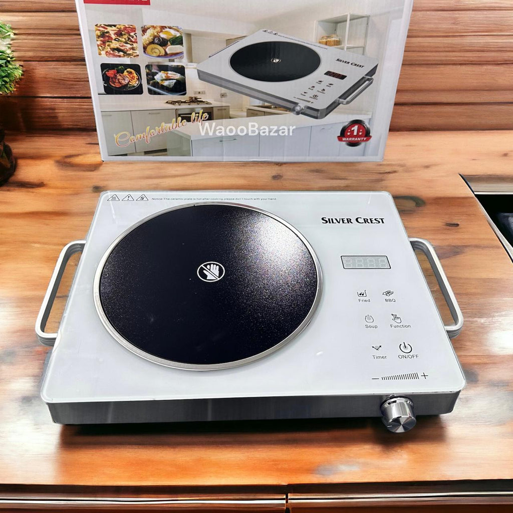 Silver Crest Infrared Electric Cooker – High Efficiency, Fast Heating, Energy Saving